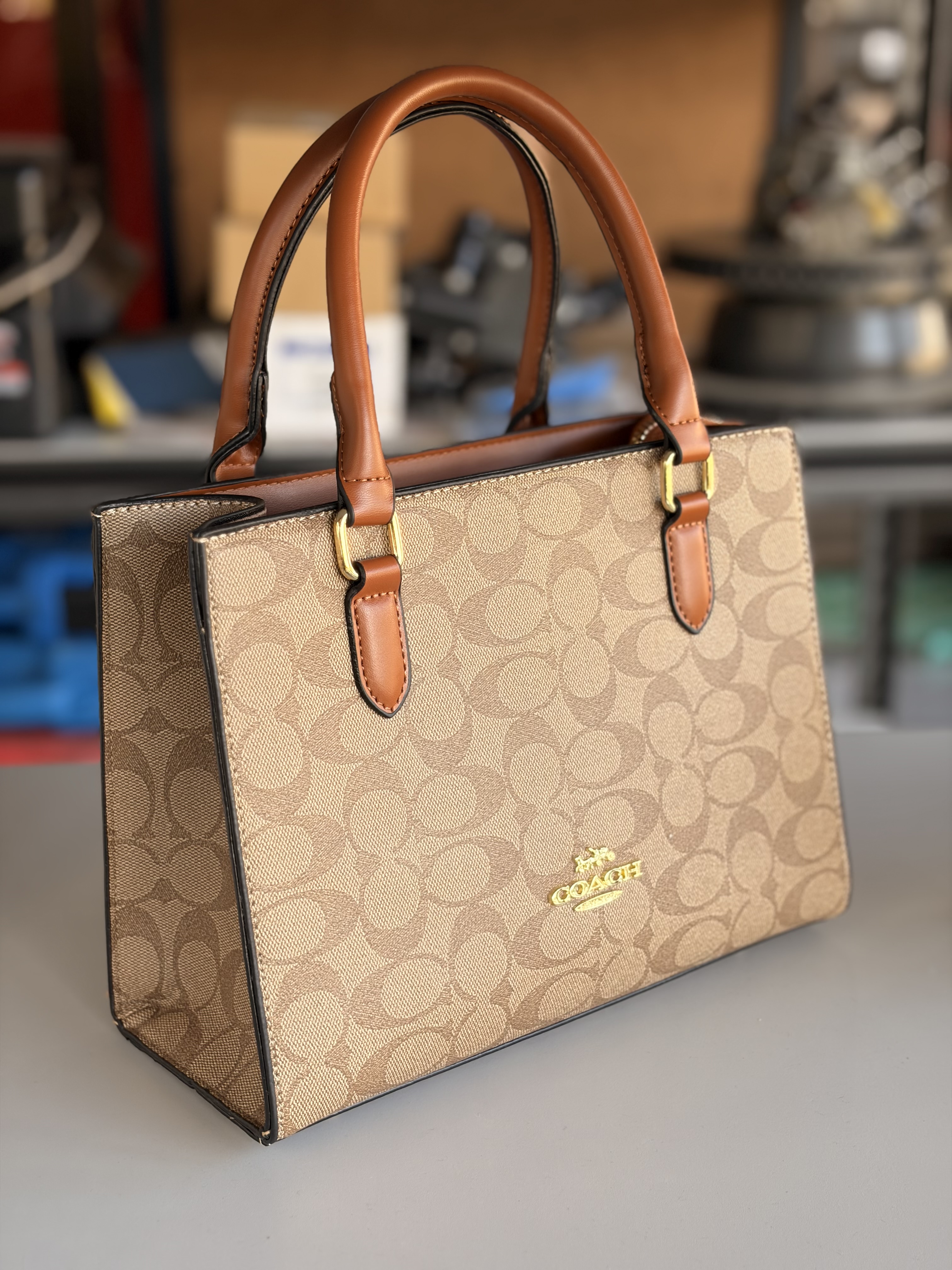 Bolso Coach café 