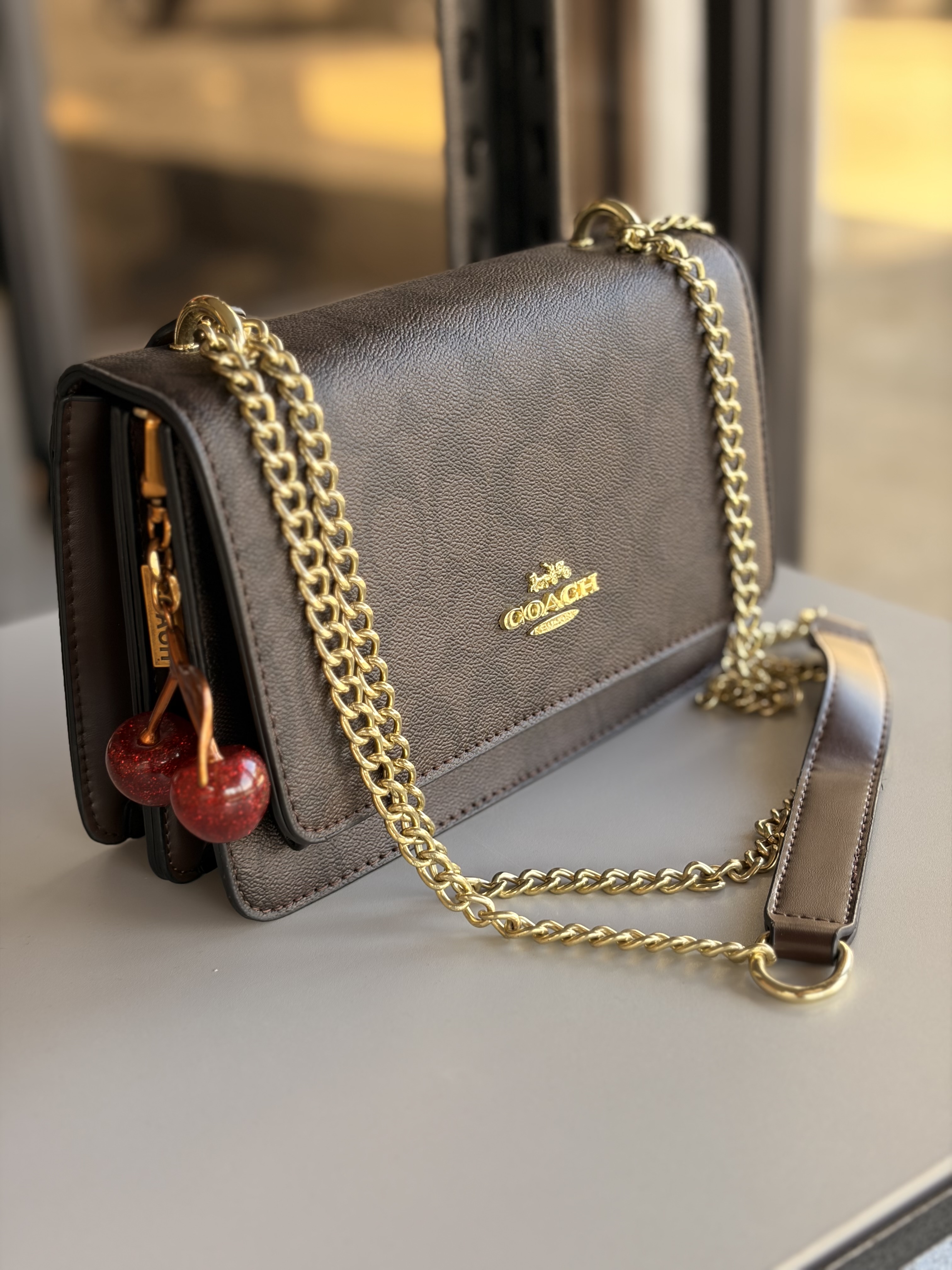 Bolso Coach cereza 
